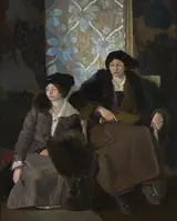 Eric Robertson, Miss Maidie and Miss Elsie Scott