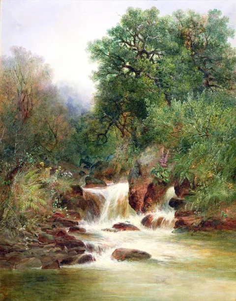 William Widgery, View in Gidley Park, Devon