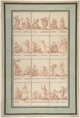 Antoine Borel, Illustrations for an Allegorical Pattern Book