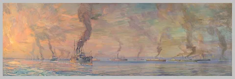 Frederick Sproston Challener, Canada's Grand Armada, 1914