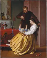 Lilly Martin Spencer, Conversation Piece