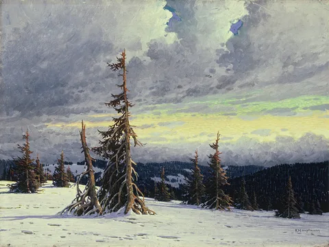 Karl Hauptmann, Winter