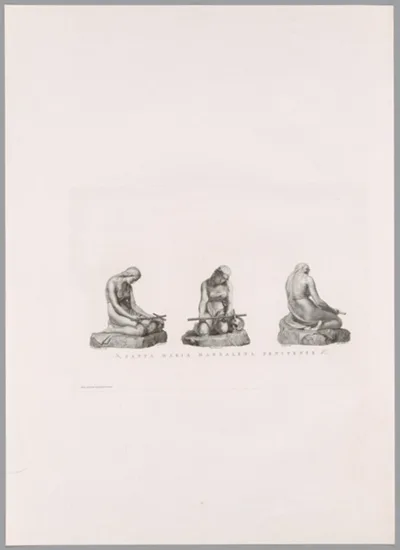 Antonio Canova, Saint Mary Magdalene Penitent, from Oeuvre de Canova