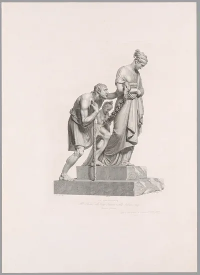 Antonio Canova, Charity, from Oeuvre de Canova