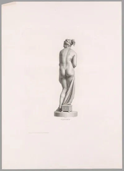 Antonio Canova, Venus, Back View, from Oeuvre de Canova