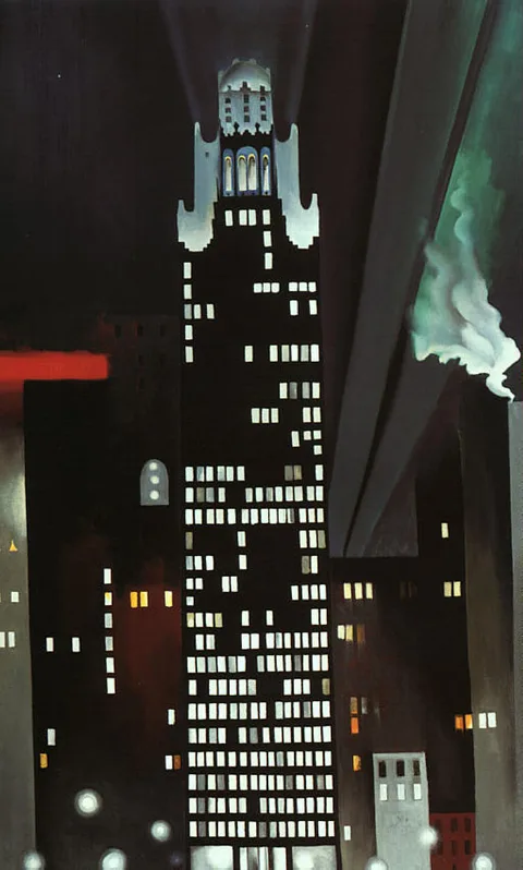 Georgia O'Keeffe, Radiator Building—Night, New York