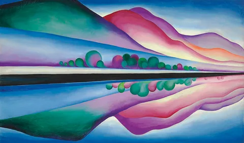 Georgia O'Keeffe, Lake George Reflection
