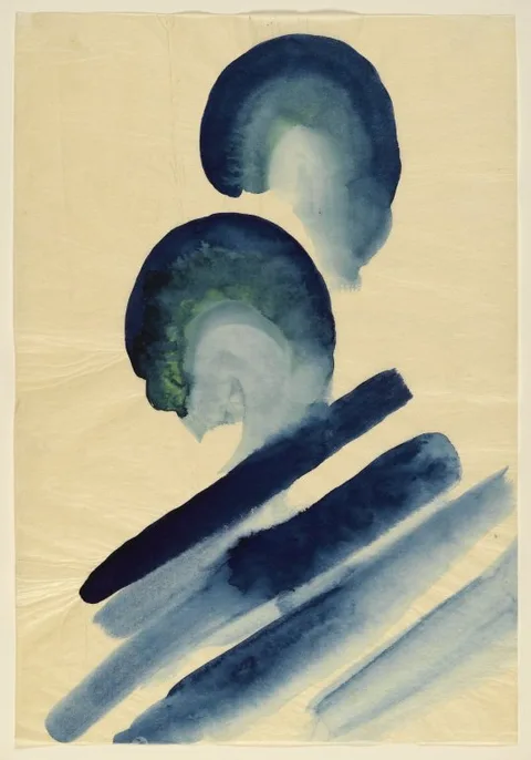 Georgia O'Keeffe, Blue #2