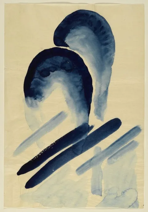 Georgia O'Keeffe, Blue #3