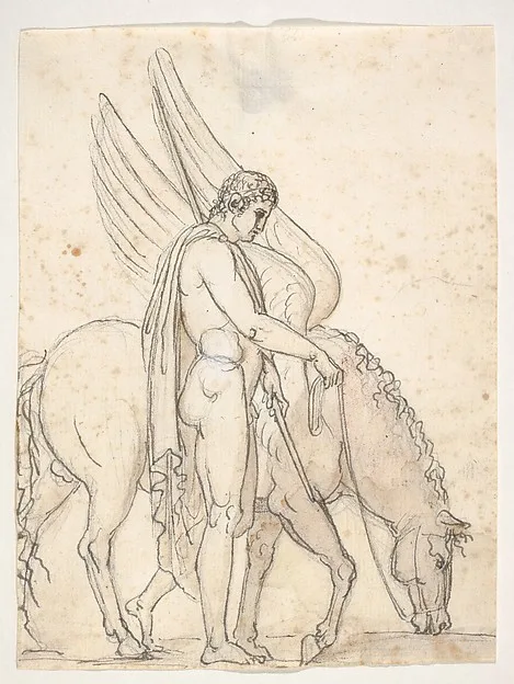 Bertel Thorvaldsen, Bellerophon and Pegasus