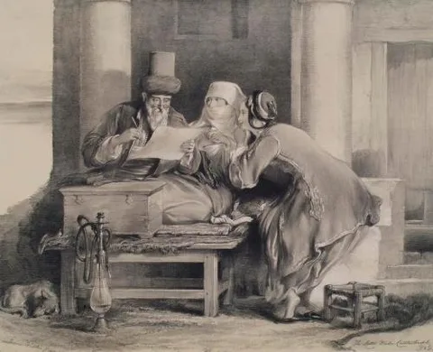 David Wilkie, The Letter Writer Constantinople - Sir David Wilkie