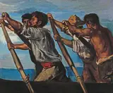 Hans von Marées, The Rowers