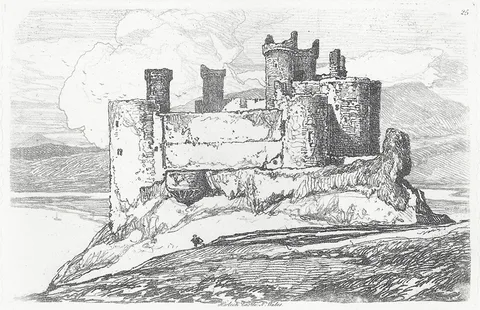 John Sell Cotman, Harlech Castle, N. Wales