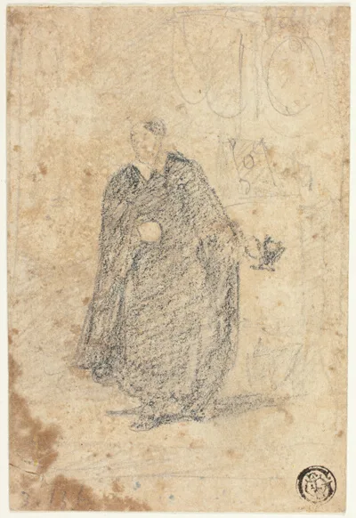 John Sell Cotman, Sketch of Actor Standing