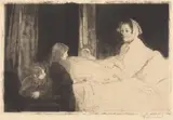 Paul-Albert Besnard, The Sick Mother (La mère malade)