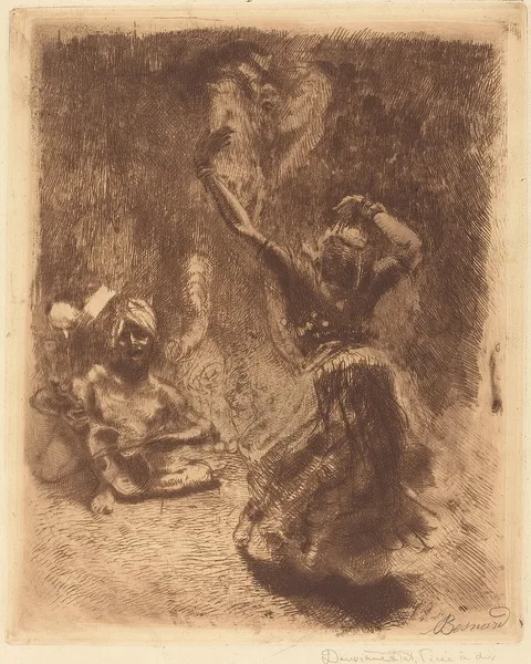 Paul-Albert Besnard, The Dancer of Tanjore (La bayadère de Tanjore)