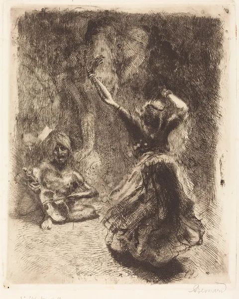 Paul-Albert Besnard, The Dancer of Tanjore (La bayadère de Tanjore)