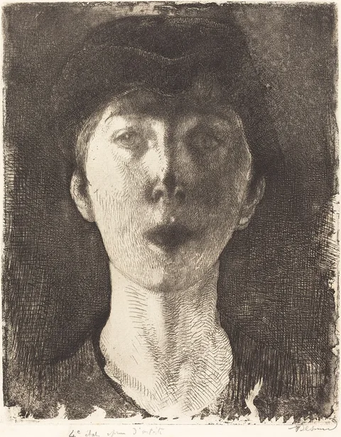Paul-Albert Besnard, Queen Elisabeth of Belgium (La Reine Élisabeth de Belgique)