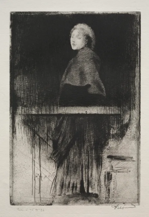 Paul-Albert Besnard, Woman with a cape