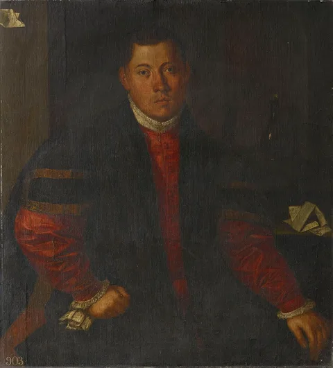 Georg Pencz, Young Man in Black