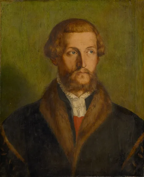 Georg Pencz, Portrait of a bearded man