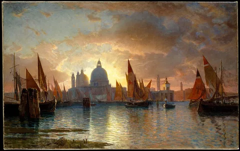 William Stanley Haseltine, Santa Maria della Salute, Sunset