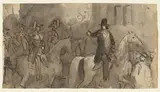 Constantin Guys, Louis-Napoleon Bonaparte on the Second of December