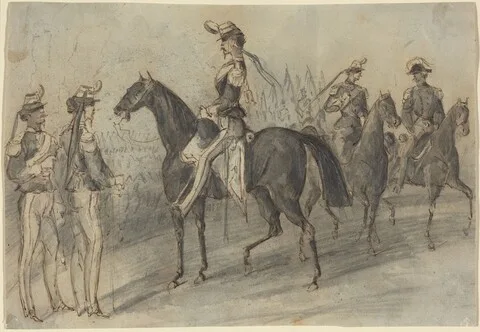 Constantin Guys, Military Parade
