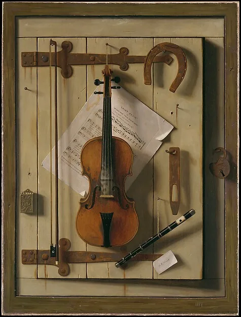 William Harnett, Still Life—Violin and Music