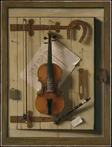 William Harnett, Still Life—Violin and Music