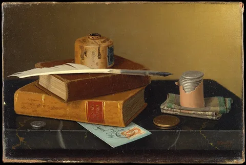 William Harnett, The Banker's Table