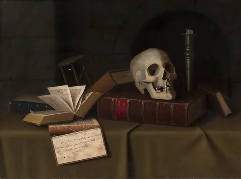 William Harnett, Memento Mori, "To This Favour"
