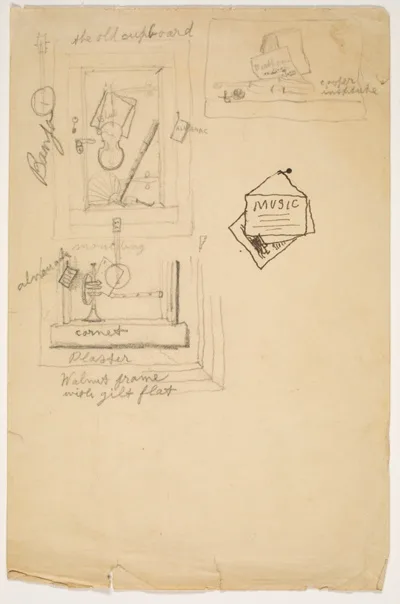 William Harnett, Still Life Sketch