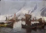 Gunnar Berg, Fishingboats in the Port