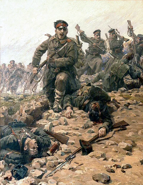 Jaroslav Věšín, Bulgarians overrun the Turkish positions