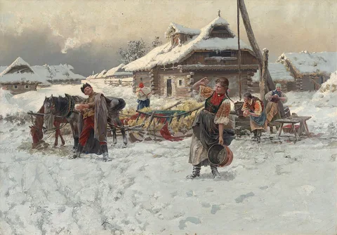 Jaroslav Věšín, Snowball throwing