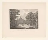 Jean Baptiste Madou, Vue de la maison du bois prés de la Haye