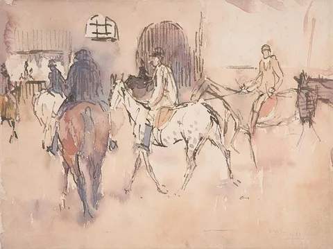 Joseph Crawhall, The Riding School