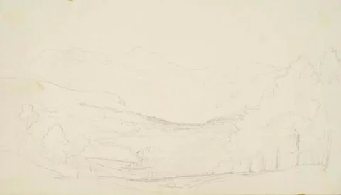 John Philip, Landscape - Distant Hills - John Phillip