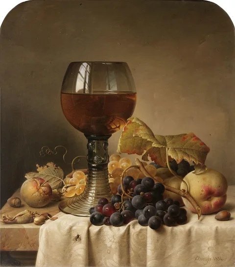 Johann Wilhelm Preyer, Fruit and a Goblet
