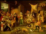Marten van Cleve, Farm with Distinguished Visitors