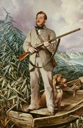 Ferdinand von Rayski, Portrait of Friedrich von Boxberg