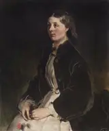 Ferdinand von Rayski, Portrait of Baroness Christina von Schönberg