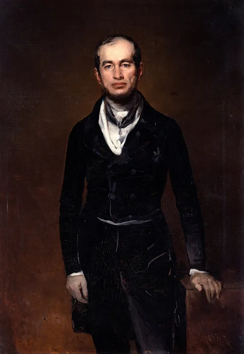 Ferdinand von Rayski, Portrait of the Chamberlain Count Julius Zech-Burkersroda