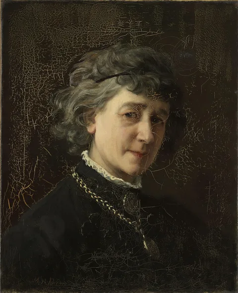 Johanne Mathilde Dietrichson, Self-Portrait