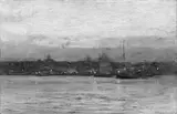 Dwight William Tryon, Evening, New Bedford Harbor