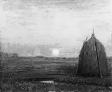 Dwight William Tryon, Moonrise at Sunset