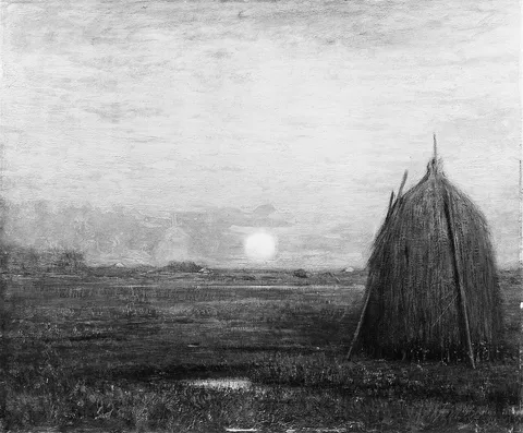 Dwight William Tryon, Moonrise at Sunset