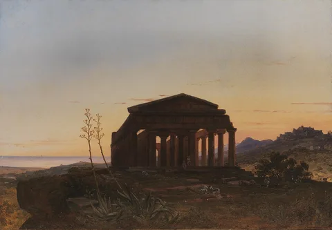 Franz Ludwig Catel, The Temple of Concordia by Girgenti