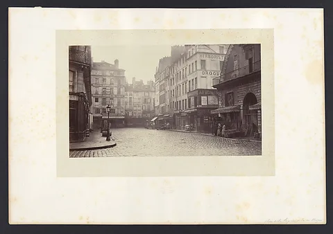 Charles Marville, Rue de la Lingerie, de la rue Berger